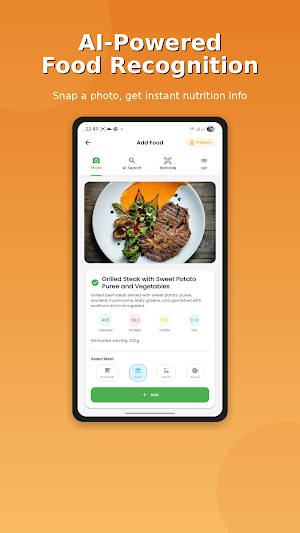 Meal Meter: AI Calorie Count Screenshot 1