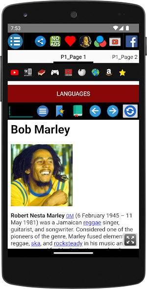 Bob Marley - Biography Screenshot 1