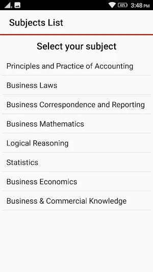 CA-Foundation PREXAM Practice App  Premium Screenshot 3