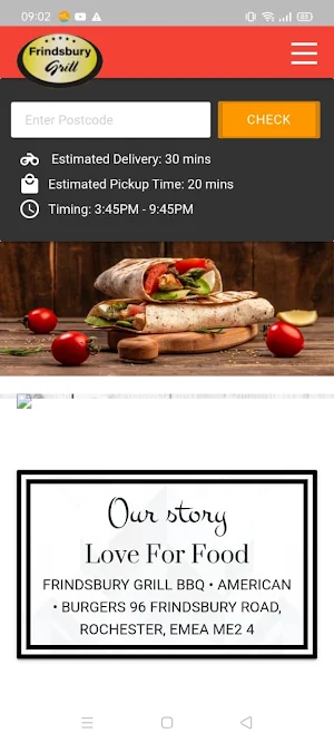 Frindsbury Grill Screenshot 0