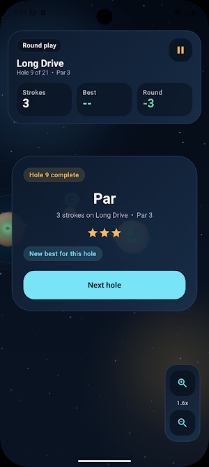 Gravity Golf Screenshot 2