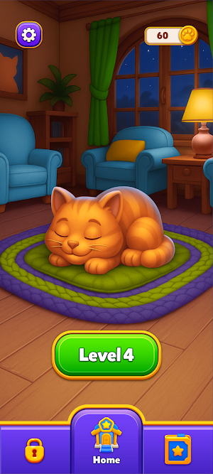 Kitty Sort: Sleepy Puzzle Screenshot 0