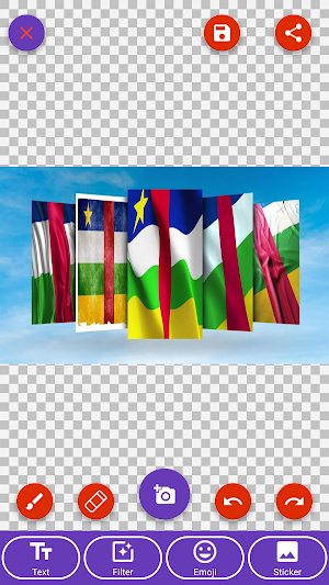 Central African Republic Flags Screenshot 1