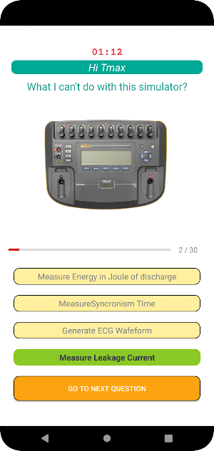 Medical Device Quiz Screenshot 2