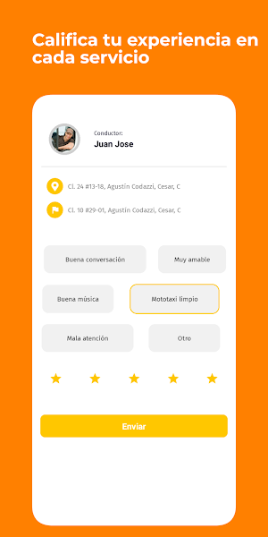 Hey Moto - Pasajero Screenshot 3