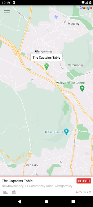 Captains Table Glengormley Screenshot 1