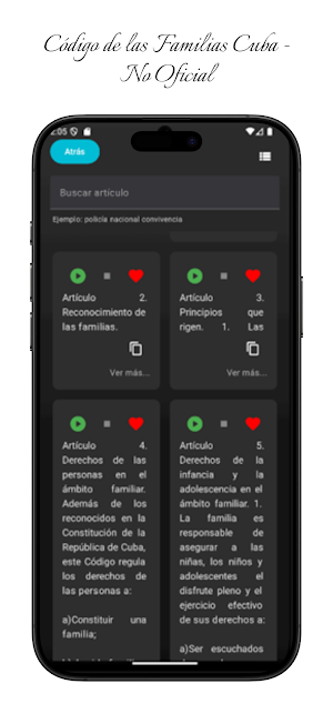 Código de las Familias Cuba Screenshot 0