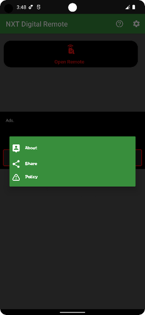 Remote for NXT Digital TV Screenshot 1