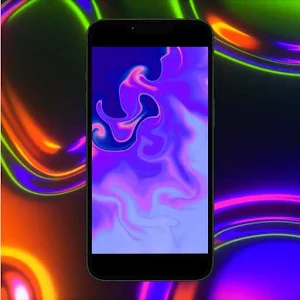Colored Liquid Wallpaper HD Screenshot 2