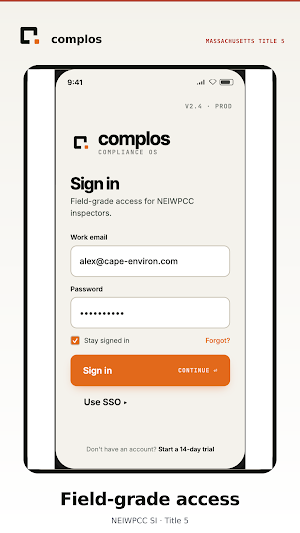 Complos: Septic Compliance Screenshot 0