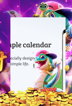 Pure and simple calendar Screenshot 1