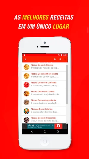 Receitas de Pipoca Doce Screenshot 3