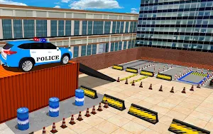 Police Jeep Spooky Stunt Parking 3D Screenshot 3