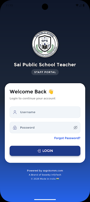 Sai Public School Teacher Screenshot 0