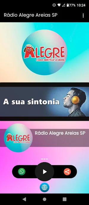 Rádio Alegre Areias SP Screenshot 1