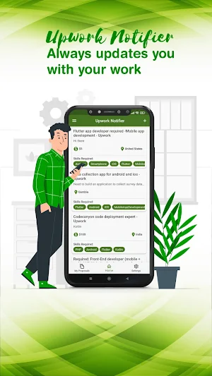 Upwork Notifier Screenshot 2
