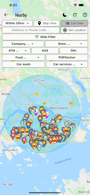 Petrol Stations Singapore Screenshot 2