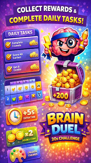 Brain Duel: 30s Challenge Screenshot 3