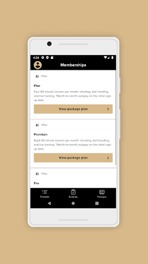 Grind Athletics App Screenshot 1