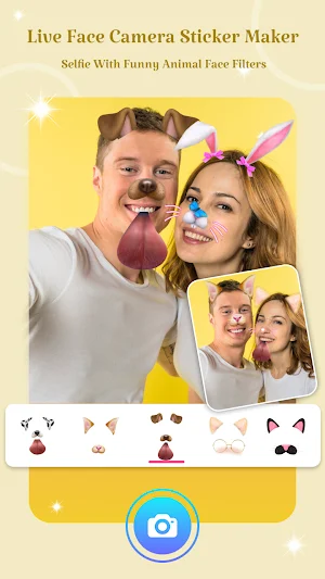 Live Face Selfie Camera Filter Screenshot 3