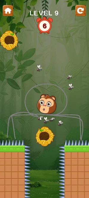 Mosquito Attack Monkey Rescue Screenshot 1