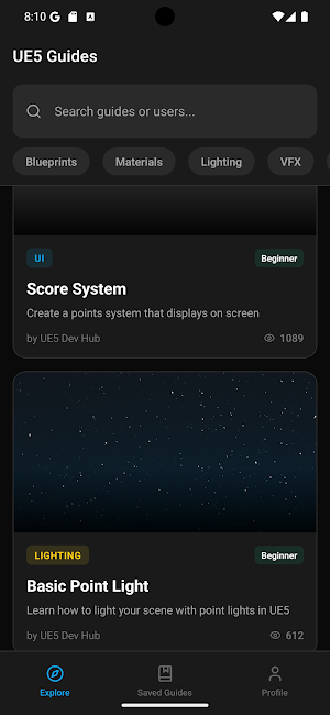 UE5 Dev Hub - Guides for UE5 Screenshot 0