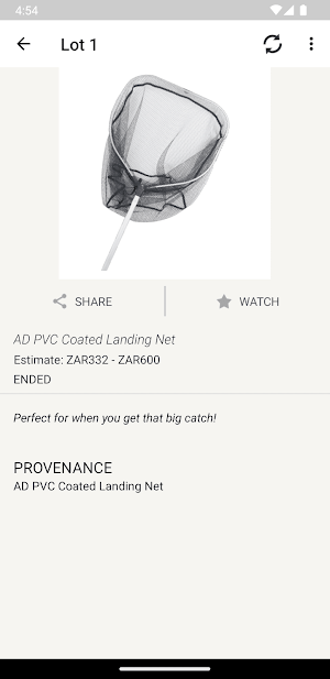 PPAS Auctions Screenshot 2
