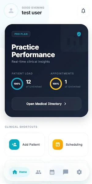 Patient Diary Screenshot 1