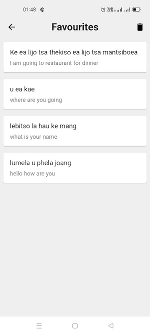 Sesotho To English Translator Screenshot 3