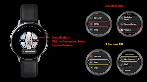 Functional LCD White Wear OS Screenshot 1