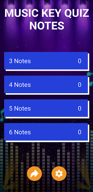 Music Key Quiz Notes Screenshot 0