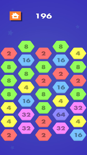 Hex Merge offline game Screenshot 0