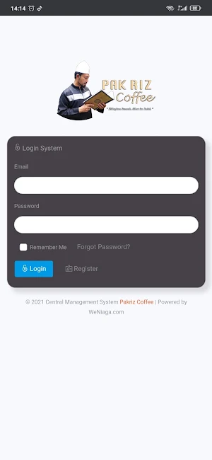 Pakriz Coffee System Screenshot 0