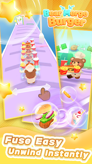 Bear Merge Burger Screenshot 2