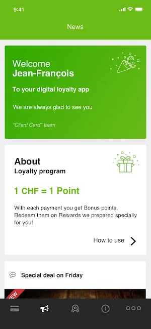 Smart Loyalty Card Screenshot 1