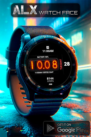 ALX04 Lamp Watch Face Screenshot 0