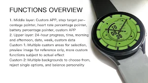 Stacked Green For Wear OS Screenshot 3