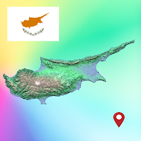 Cyprus Offline Topographic Map