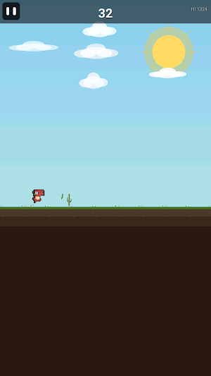 Dino Runner - No Internet Game Screenshot 0