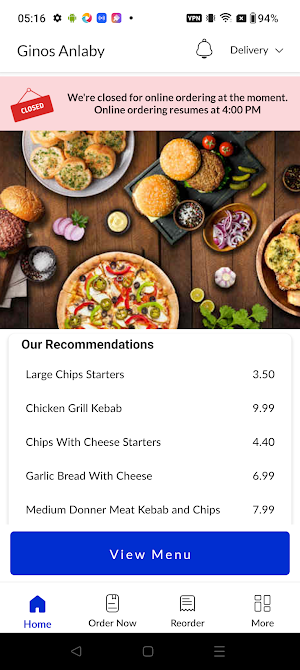 Ginos Anlaby Screenshot 1