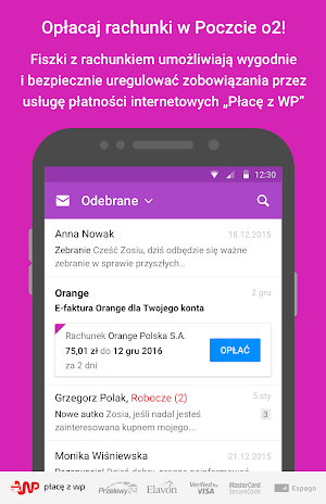 Poczta o2 Screenshot 1