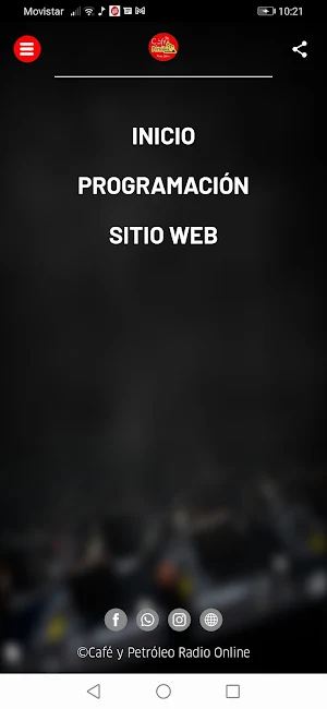 Café y Petróleo Radio Screenshot 2
