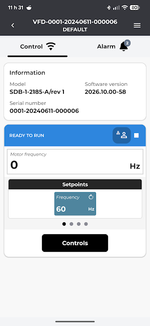 Clean Power VFD Screenshot 0