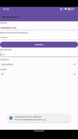 genpasswd Screenshot 1