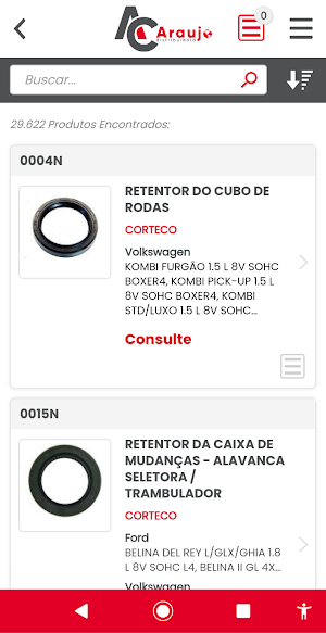 AC Araujo- Catálogo Eletrônico Screenshot 2