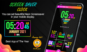 Neon Night Clock - Led Color Night Clocks Screenshot 2