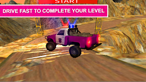 Pink Lady Offroad Mountain Jeep Driver Simulator Screenshot 2