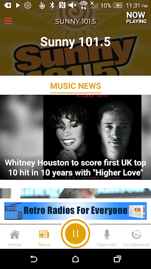 Sunny 101.5 WNSN Screenshot 1