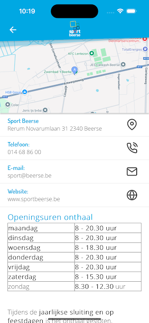 Sportief Beerse Screenshot 3