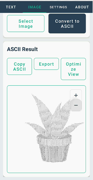 ASCII Char Sketch Screenshot 2